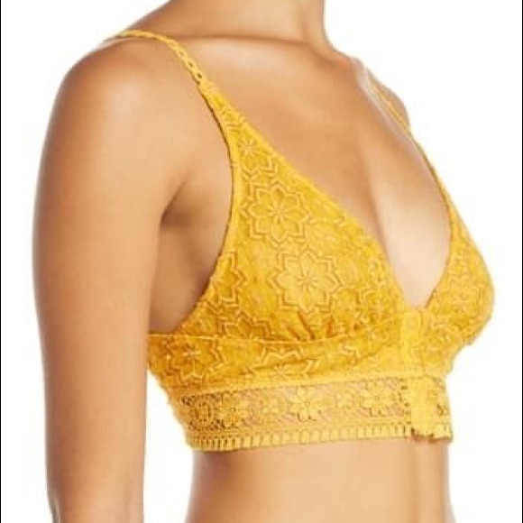 Free People Ella Soft Lace Longline Bralette - Picture 6 of 14